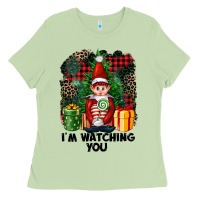 Matcha I'm Watching You Elf Ladies Tee - FaDigitalArtStudio