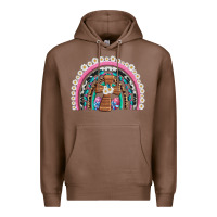 Chestnut easter cross daisy egg rainbow Premium Hoodie - Artiststas
