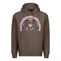 Coffee easter cross daisy egg rainbow Premium Hoodie - Artiststas