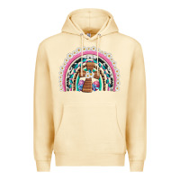 Pina Colada easter cross daisy egg rainbow Premium Hoodie - Artiststas