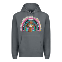 Rock easter cross daisy egg rainbow Premium Hoodie - Artiststas