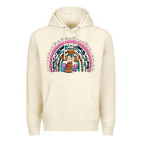 Sandshell easter cross daisy egg rainbow Premium Hoodie - Artiststas