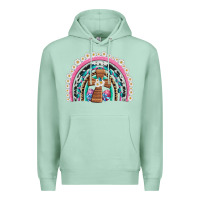 Seafoam easter cross daisy egg rainbow Premium Hoodie - Artiststas