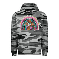 Slate Camo easter cross daisy egg rainbow Premium Hoodie - Artiststas