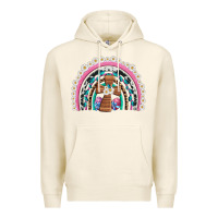 Tofu easter cross daisy egg rainbow Premium Hoodie - Artiststas