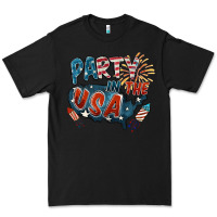 Black Party in the USA Premium Tee - FaDigitalArtStudio