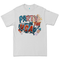 Dove Grey Party in the USA Premium Tee - FaDigitalArtStudio