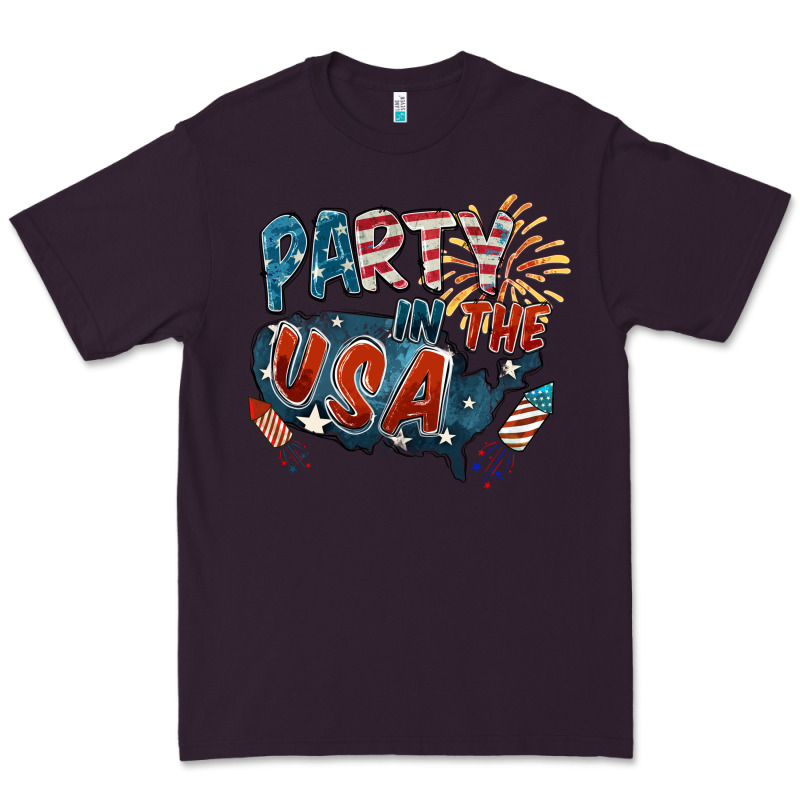 Party In The Usa Premium Tee by FaDigitalArtStudio | Teevron