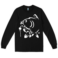 Black carp fishing Long Sleeve Tee - artisFamous