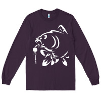 Plum carp fishing Long Sleeve Tee - artisFamous