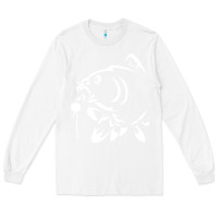 White carp fishing Long Sleeve Tee - artisFamous