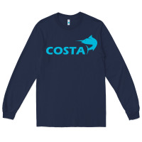 Navy costa Long Sleeve Tee - artisFamous
