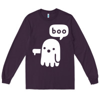 Plum ghost of disapproval Long Sleeve Tee - artisFamous