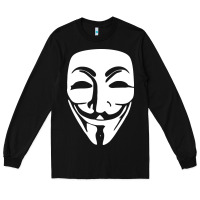 Black anonymous misteryous Long Sleeve Tee - artisFamous