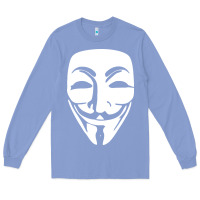 Colony Blue anonymous misteryous Long Sleeve Tee - artisFamous