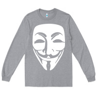 Heather Grey anonymous misteryous Long Sleeve Tee - artisFamous