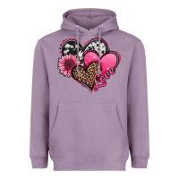 Lavender valentines day western hearts and sunflower Heavyweight Hoodie - Jasminsmagicworld