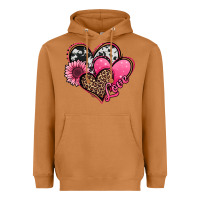 Meerkat valentines day western hearts and sunflower Heavyweight Hoodie - Jasminsmagicworld