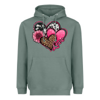 Sage valentines day western hearts and sunflower Heavyweight Hoodie - Jasminsmagicworld