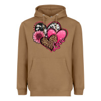 Toasted Coconut valentines day western hearts and sunflower Heavyweight Hoodie - Jasminsmagicworld