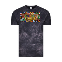 Cloud Black hispanic heritage license plate Vintage Tee - BundleAndBundleShop