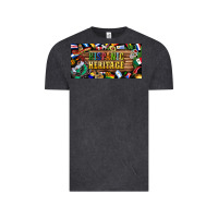 Vintage Black hispanic heritage license plate Vintage Tee - BundleAndBundleShop