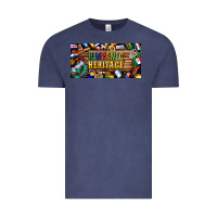 Vintage Denim hispanic heritage license plate Vintage Tee - BundleAndBundleShop