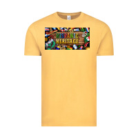 Vintage Mustard hispanic heritage license plate Vintage Tee - BundleAndBundleShop