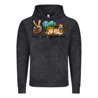 Vintage Black Peace Love Spanish Goat Vintage Hoodie - LillyAllenDesigns