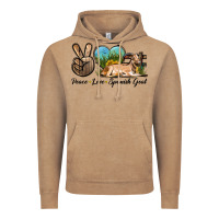 Vintage Coffee Peace Love Spanish Goat Vintage Hoodie - LillyAllenDesigns