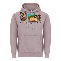 Vintage Zinc Peace Love Spanish Goat Vintage Hoodie - LillyAllenDesigns