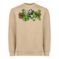 Mushroom western cowhide leopard glitter shamrocks Heavyweight Sweatshirt - Jasminsmagicworld