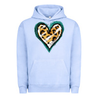 Pigment Grape Ice Glitter Leopard Heart Urban Hoodie - Jasminsmagicworld
