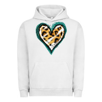 Pigment Lunar Rock Glitter Leopard Heart Urban Hoodie - Jasminsmagicworld