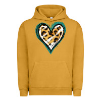 Pigment Peanut Butter Glitter Leopard Heart Urban Hoodie - Jasminsmagicworld