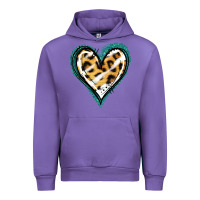 Tulip Glitter Leopard Heart Urban Hoodie - Jasminsmagicworld