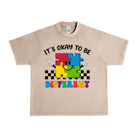 French Oak It's Okay To Be Different Urban Heavy Tee - CowhideDigitalArt