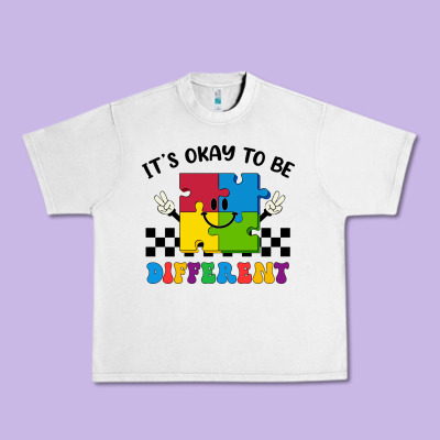 It's Okay To Be Different Urban Heavy Tee Designed By Cowhidedigitalart