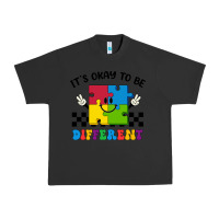 Pigment Black It's Okay To Be Different Urban Heavy Tee - CowhideDigitalArt