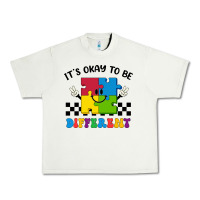 Pistachio It's Okay To Be Different Urban Heavy Tee - CowhideDigitalArt