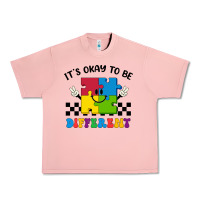 Salmon It's Okay To Be Different Urban Heavy Tee - CowhideDigitalArt