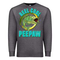 Charcoal Heather reel cool peepaw Premium Sweatshirt - Jasminsmagicworld