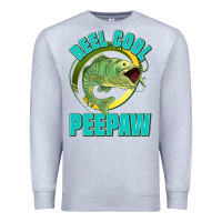 Heather Grey reel cool peepaw Premium Sweatshirt - Jasminsmagicworld