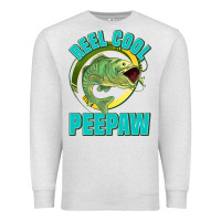 Oatmeal Heather reel cool peepaw Premium Sweatshirt - Jasminsmagicworld