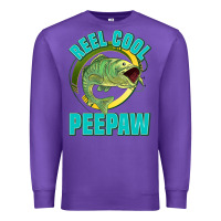 Purple reel cool peepaw Premium Sweatshirt - Jasminsmagicworld