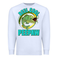 White reel cool peepaw Premium Sweatshirt - Jasminsmagicworld
