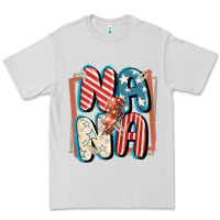 Dove Grey 4th of July nana with lightning bolt Premium Tee - FaDigitalArtStudio