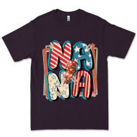 Plum 4th of July nana with lightning bolt Premium Tee - FaDigitalArtStudio