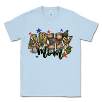 Dusty Blue army mom Classic Tee - FaDigitalArtStudio