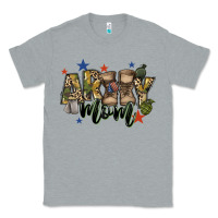 Heather Grey army mom Classic Tee - FaDigitalArtStudio